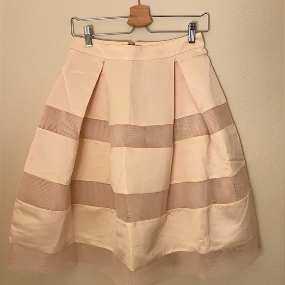 NWT ENGLISH FACTORY VOLUME PLATED SKIRT - Picture 1 of 9